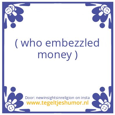 Tegeltje: Who lives in La La Land,..