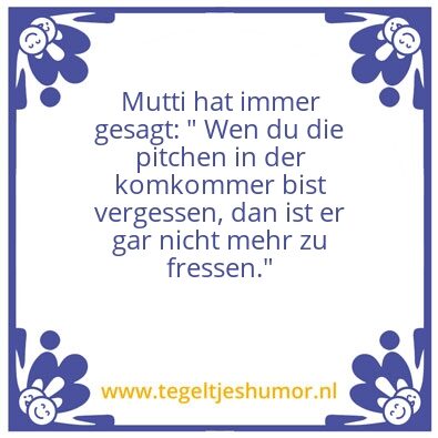 Tegeltje: Mutti
