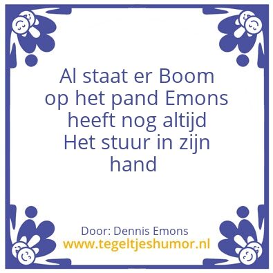 Tegeltje: Werk spreuk