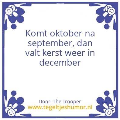 Tegeltje: Maandenwijsheid