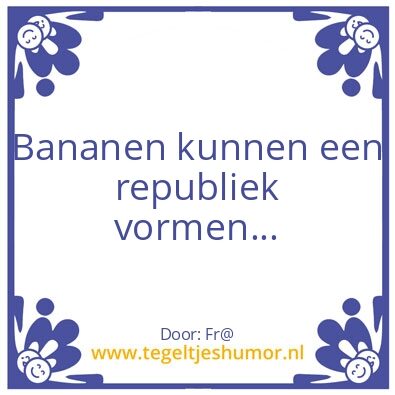 Tegeltje: Tegel
