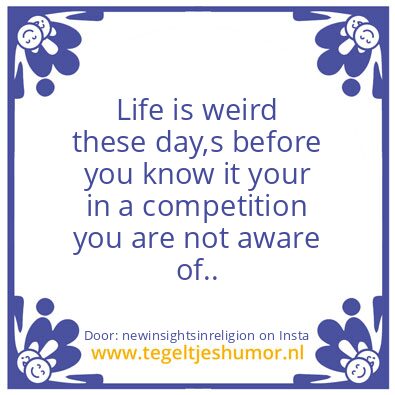 Tegeltje: What,s going on ?