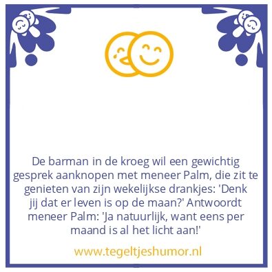 Tegeltje: De maan