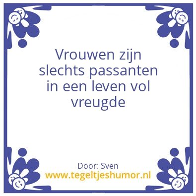 Tegeltje: Vrouwen