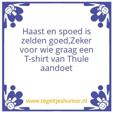 Tegeltje: T-shirt