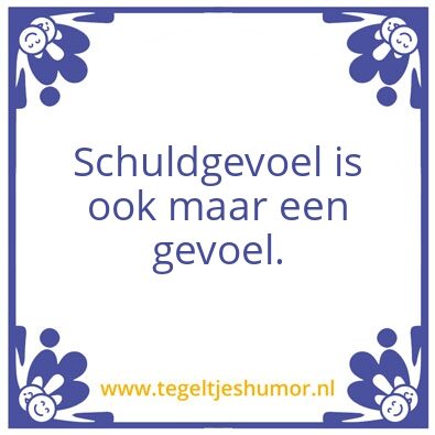 Tegeltje: Grapje