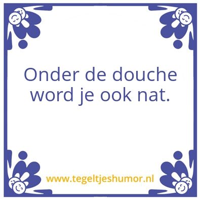 Tegeltje: Regen