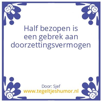 Tegeltje: spreuk