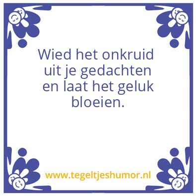 Tegeltje: Weekend groet