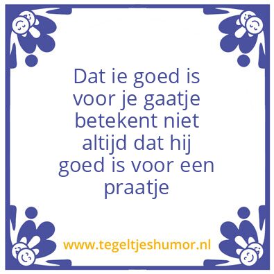 Tegeltje: Hole