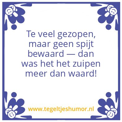 Tegeltje: Is de kater het waard?