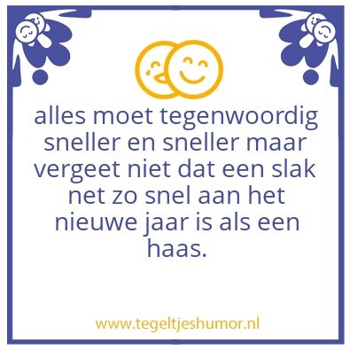 Tegeltje: gejaagd