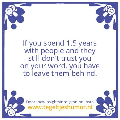 Tegeltje: Some People.