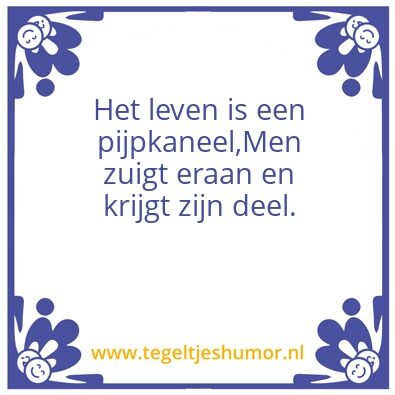 Tegeltje: wijze spreuk