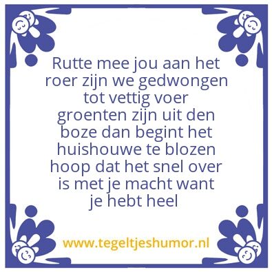 Tegeltje: Bolle