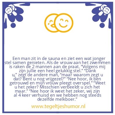 Tegeltje: Overspel