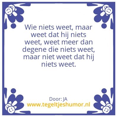 Tegeltje: YE