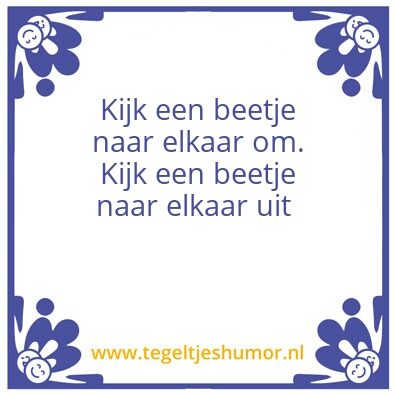 Tegeltje: Corona of niet