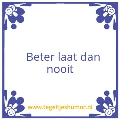 Tegeltje: Dehy