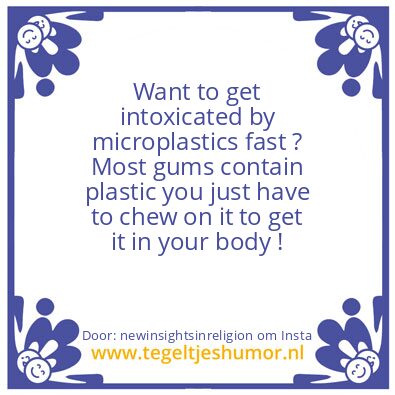 Tegeltje: Intoxicated by Microplastics