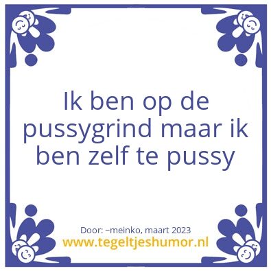 Tegeltje: Meinko