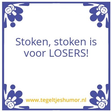 Tegeltje: #Reen