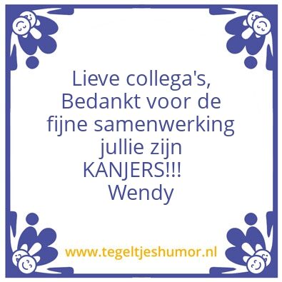 Tegeltje: Kanjers