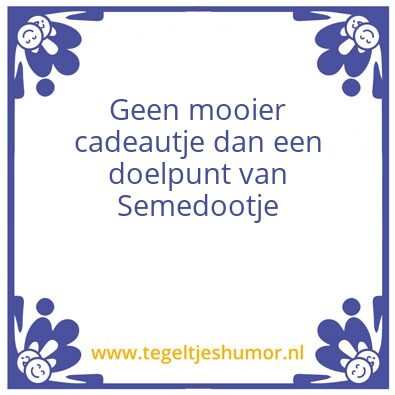 Tegeltje: Semedo