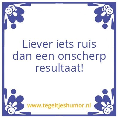 Tegeltje: Ruis