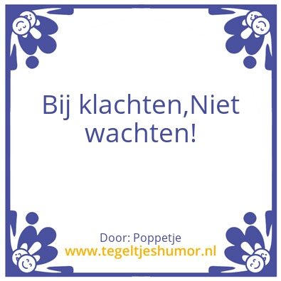 Tegeltje: .