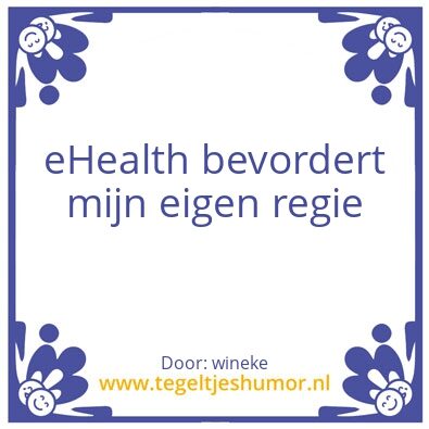 Tegeltje: eHealth