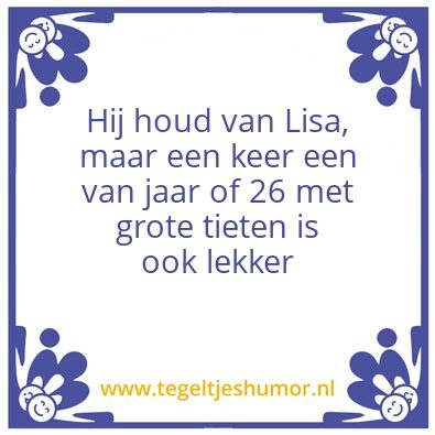 Tegeltje: Dekker