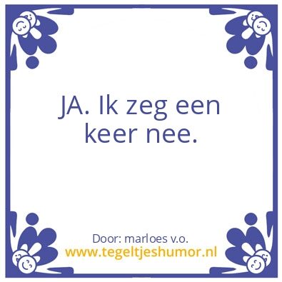Tegeltje: voor jou ma