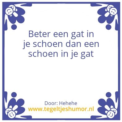 Tegeltje: Hahaha