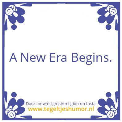 Tegeltje: A New Era Begins.