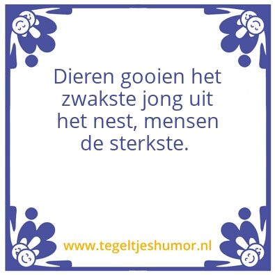 Tegeltje: Tegel