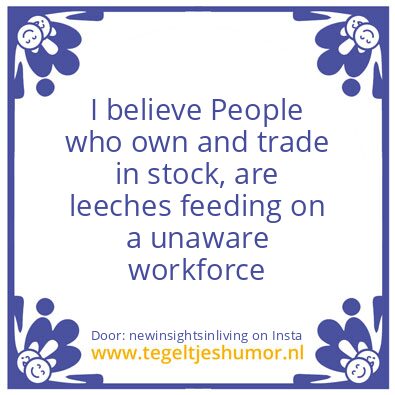 Tegeltje: leeches
