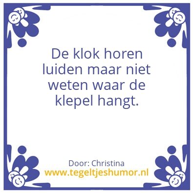 Tegeltje: Oordelen
