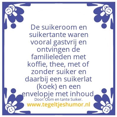 Tegeltje: Vrijgevig.