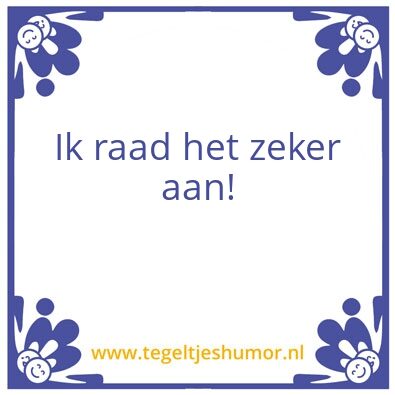 Tegeltje: Raaf
