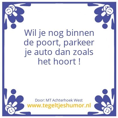 Tegeltje: MT