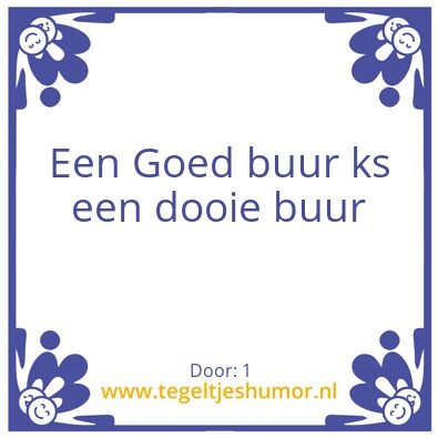 Tegeltje: 1