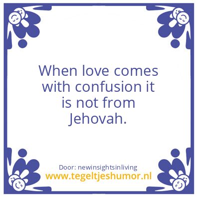 Tegeltje: Love