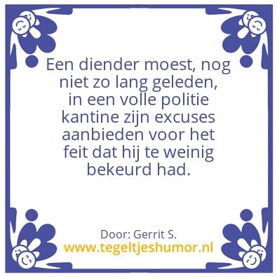 Tegeltje: Ik ben Gerrit.