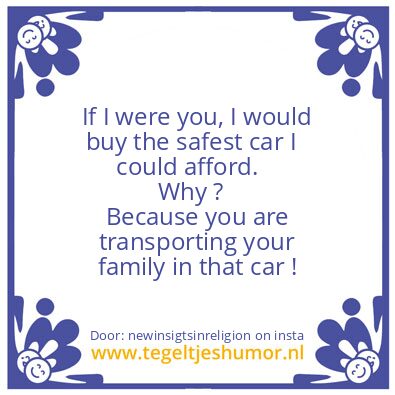 Tegeltje: If I were you,
