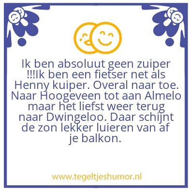Tegeltje: Zuiper