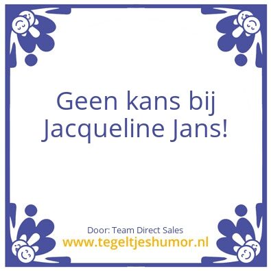 Tegeltje: J