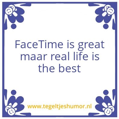 Tegeltje: Tegel