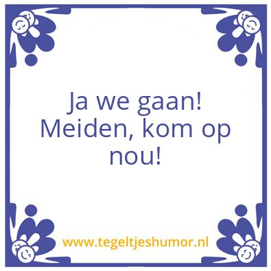 Tegeltje: Weg
