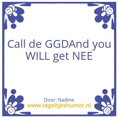 Tegeltje: Gezond Contact
